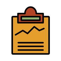 Cycle Data Diagram Filled Outline Icon