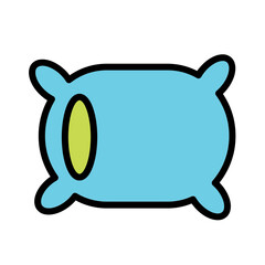 Dry Laundry Pillow Filled Outline Icon