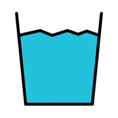 Handwash Washing Laundry Filled Outline Icon