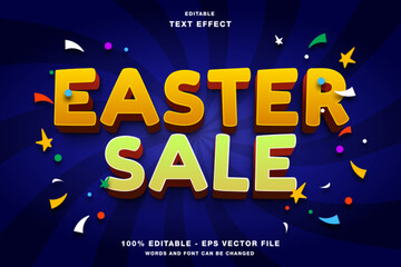 Easter Sale Editable Text Effect