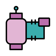 Obraz premium Filter Sorting Sport Filled Outline Icon