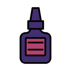 Bottle Clay School Filled Outline Icon