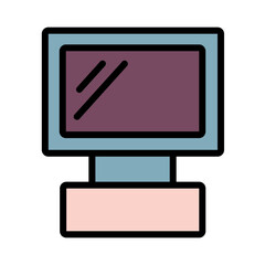 Multi Screen Setup Filled Outline Icon