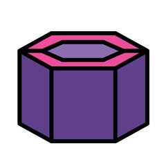 Diamond Gem Jewelry Filled Outline Icon