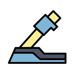 Obraz premium Break Driving School Filled Outline Icon