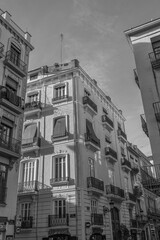 Valencia, Spain - January 4 2024 "Beautiful architecture of old town in Valencia"