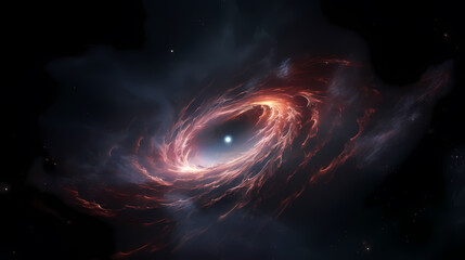 Cosmic illustration showing vibrant cosmic background