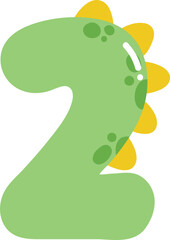 Adorable Dinosaur-Themed Numbers and Symbols