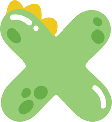 Adorable Dinosaur-Themed Numbers and Symbols