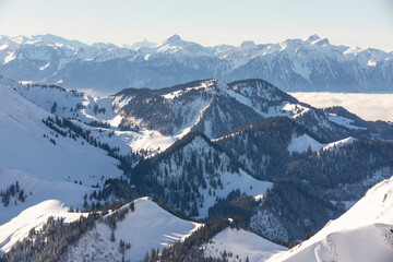 Mountain View - Switzerland in winter