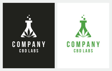 CBD Labs Cannabis logo design inspiration