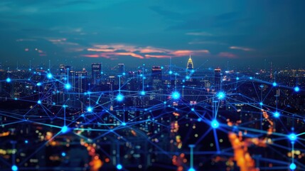 Smart cities have advanced communication and global internet network connectivity.
