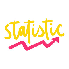 statistic hand drawn illustration