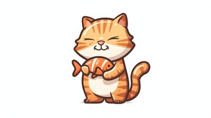 Obraz premium Cute cat playing with ball cartoon vector icon illustration. animal drink icon concept isolated on white background --ar 16:9 --v 6