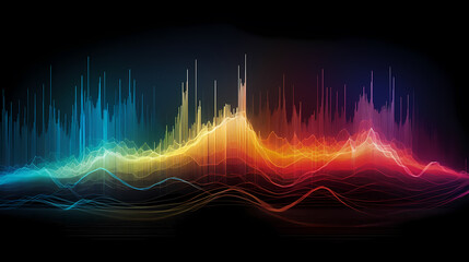 Stock market information technology concept illustration, illustration that can be used to analyze financial statements