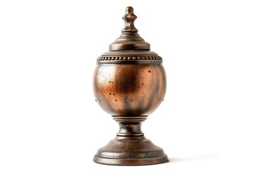 Vintage table lamp isolated on white background