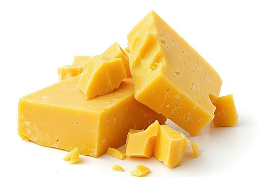 Cheddar cheese on a backdrop