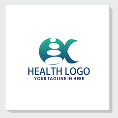 medical logo design concept, helath logo inspiration