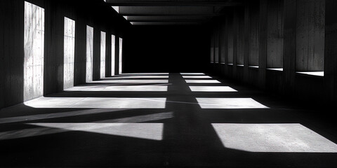 Interesting crossbars and shadows, creating graphic comple