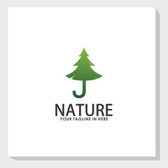 pine vintage logo design concept, nature logo inspiration