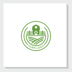 farm vintage logo design vector, agriculture logo inspiration