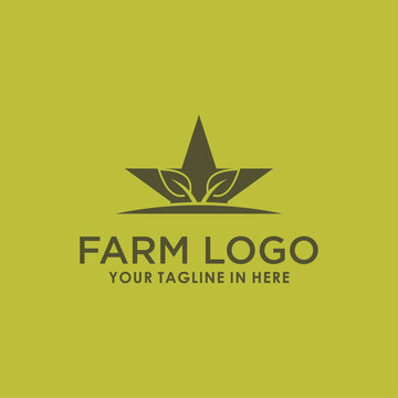 farm vintage logo design vector, agriculture logo inspiration