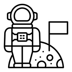 Moon Landing Icon