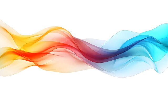 dynamic wave of color inc liquid flowing gracefully isolated