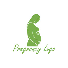 pregnant yoga logo design concept, medical and health logo inspiration