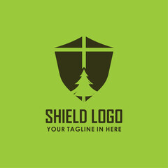 shield logo design concept, security logo inspiration