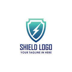 shield logo design concept, security logo inspiration