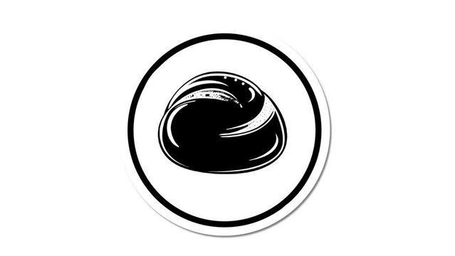 Bread Icon of nice animated for your videos easy to use with Transparent Background