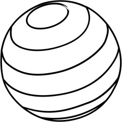 Yoga Ball Icon