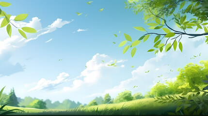 Spring nature background, ecology and healthy environment concept