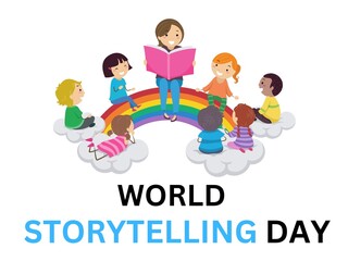 World Storytelling Day, March 20, Illustration