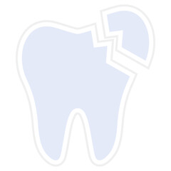 Broken Tooth Icon