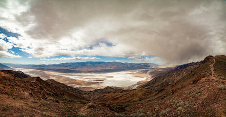 Dante's View, Death Valley National Park, Summit View, Badwater Basin, Extreme Heat, Scorching Sun