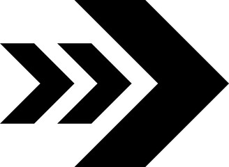 Arrow icon flat style, cursor, direction, pointer