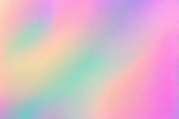 Abstract Gradient Smooth Blurred Neon Pastel Background Image