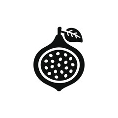 Fig icon isolated on transparent background