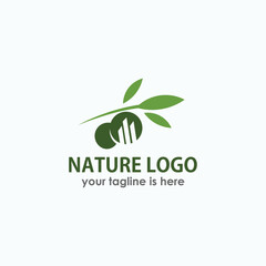 olive vintage logo design concept, nature logo inspiration