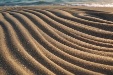 Naklejka premium floating wave sand, close up view