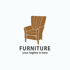 furniture logo design vector, industry logo inspiration