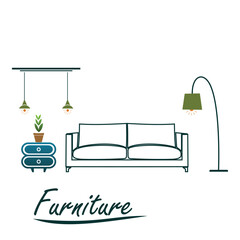 furniture logo design vector, industry logo inspiration