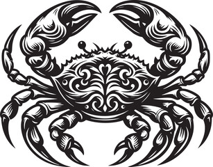 Artistic Cancer Crab Illustration