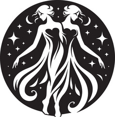 Gemini Twins Zodiac Symbol