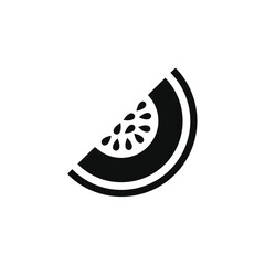 Melon icon isolated on transparent background