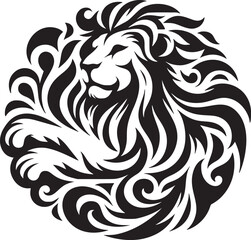 Majestic Leo Lion Emblem