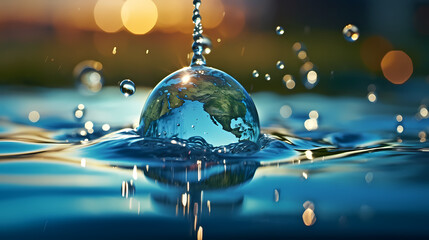 world water day, save water background