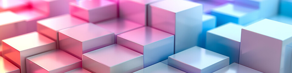 AI art, colorful cube background